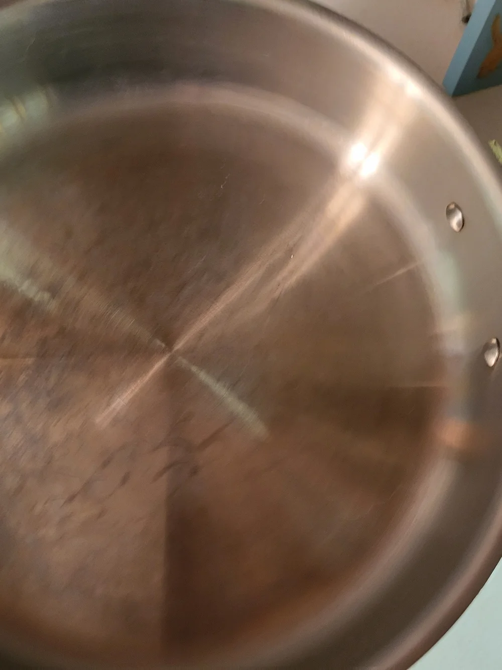 Saute Pan Silver Stainless Steel All-Clad 3 Quart 3-Ply D3 USA NO LID